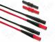 FLK-TL221 - Test lead silicone 10A red and black