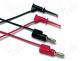 FLK-TL960 - Test lead 0.9m 15A red and black 2x test lead 30V