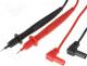 PPOM-10 - Test lead 0.7m 60VDC red and black 2x test lead