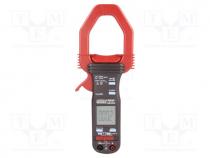 Clamp meters - Meter  multifunction, digital,pincers type, Øcable  50mm, LCD