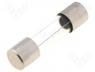 ZKM-1A - Fuse fuse, medium time-lag, glass, 1A, 250VAC, 5x20mm, brass