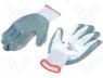 Protective gloves, Size XL, grey-black