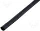 Heat shrink sleeve, glued, 3 1, 12.7mm, L 1m, black, polyolefine