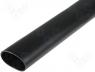 HA67-44.4/7.4 - Heat shrink sleeve, glued, 6 1, 44.4mm, L 1000mm, black
