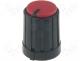 GTC6M-13X16-C - Knob, miniature, with pointer, plastic, Shaft d 6mm, Ø13.3x16.5mm