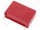   - Capacitor polypropylene, 1uF, 630VDC, 27.5mm, 10%, 11x21x31.5mm