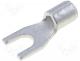 Fork terminal, M3, 1.5....2.5mm2, crimped, for cable, non-insulated