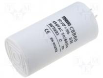   - Capacitor motors, run, 50uF, 450V, Ø50x106mm, -25÷70C, 10%