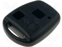   - Enclosure for remote controller, plastic, black, Toyota