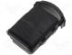 Enclosure for remote controller, plastic, black, Opel Corsa