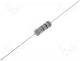 MOF5WS-15R - Resistor metal oxide, THT, 15, 5W, 5%, Ø6x17mm, Leads axial