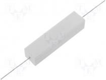 Resistor wire-wound ceramic case, THT, 4.7, 20W, 5%