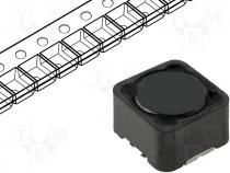 DE1207-15 - Inductor wire, 15uH, 5.65A, 0.026Ω, SMD, 12x12x8mm, ±20%, -40÷85°C