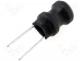  - Inductor wire, 1500uH, 600mA, 3, THT, 10%, vertical, Pitch 5mm