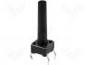 TACTM-619P-F - Microswitch, 1-position, SPST-NO, 0.05A/12VDC, THT, 1.6N, 6x6mm