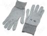 GLOVE-ESD-RS1/M - Protective gloves, ESD version, Size M