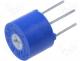 Potentiometer mounting, horizontal, multiturn, 100, 0.5W, THT