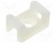 Cable Accessories - Cable tie holder, polyamide, natural, Tie width 5mm, Ht 6.6mm