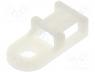 Cable Accessories - Cable tie holder, polyamide, natural, Tie width 5.5mm, Ht 4.8mm