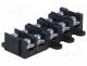   - Terminal block, ways 5, screw terminal, 1.5÷4mm2, black, 380V