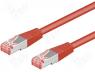 Cable assemblies - Patch cord, S/FTP, 6, connection 1 1, stranded, Cu, LSZH, red, 20m