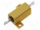 Power resistor - Resistor wire-wound with heatsink, screwed, 470m, 16W, 5%