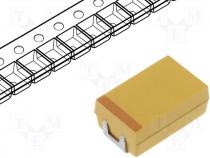 Tandalum Capacitors - Capacitor tantalum, SMD, 330uF, 6.3V, Case D, 10%, -55÷125C