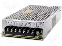 RD-125A - Pwr sup.unit pulse, 130.9W, 5VDC, 12VDC, 7.7A, 7.7A, 248÷373VDC