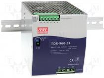 TDR-960-24 - Pwr sup.unit pulse, 960W, 24VDC, 40A, 480÷780VDC, 3x340÷550VAC