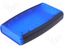 HM-1553DTBUBKBAT - Enclosure multipurpose, 1553, X 89mm, Y 147mm, Z 24mm, ABS, blue