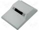 Desktop Enclosures - Enclosure desktop, X 180mm, Y 240mm, Z 87mm, ABS, grey, screwed