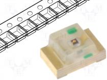 Led Smd - LED, SMD, 0805, green, 18-70mcd, 120, 2x1.25mm