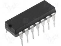 Integrated circuit CPU 1,75k FLASH 8MHz 72RAM DIP14