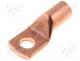 Bootlace ferrule - Ring tube terminal, M8, 35mm2, crimped, for cable, L 33.5mm