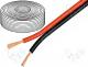 Cables - Cable loudspeaker cable, 2x0,5mm2, stranded, OFC, black-red, 50m