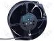 Fan AC, axial, 230VAC, Ø150x55mm, 350m3/h, 53dBA, ball bearing