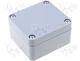   - Enclosure multipurpose, X 58mm, Y 64mm, Z 35mm, ABS, dark grey