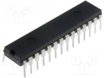 PIC18F252-I/SP - Integrated circuit, 16Kx16 FLASH 23I/O 40MH SDIP28