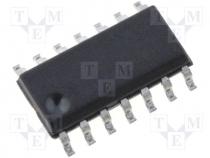 HEF4093BT - IC digital, NAND, Schmitt trigger, Channels 4, Inputs 2, CMOS