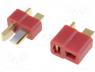 Connector - Power connector, 50A, PIN 2, Colour red
