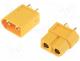 Power connector, 65A, PIN 2, Colour yellow