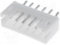 NXW-06 - Socket, wire-board, male, PIN 6, 2mm, THT, 1A, tinned, 20m, -25÷85C