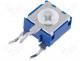 CA6H-25K - Potentiometer mounting, single turn, vertical, 25k, 100mW, 20%