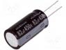 UPH2W820MHD - Capacitor electrolytic, THT, 82uF, 450V, Ø16x31.5mm, Pitch 7.5mm