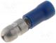  - Terminal round, male, d 5mm, 1.5÷2.5mm2, crimped, for cable, blue