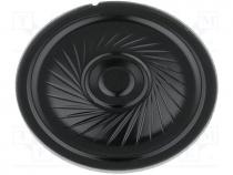 Loudspeaker - Loudspeaker, miniature, general purpose, 1W, 8, 350÷20000Hz, 40mm