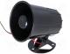 SYR-03X - Sound transducer siren, dynamic, 6 tone, 900mA, Ø 105mm, 12VDC