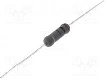  - Resistor metal film, THT, 22.1k, 0.6W, 0.1%, Ø2.5x6.8mm