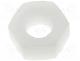 Nut, hexagonal, M4, polyamide, H 3.3mm, 7mm