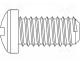 CRS-7045-M5-10 - Screw, M5x10, Head cheese head, Cut Phillips, plastic